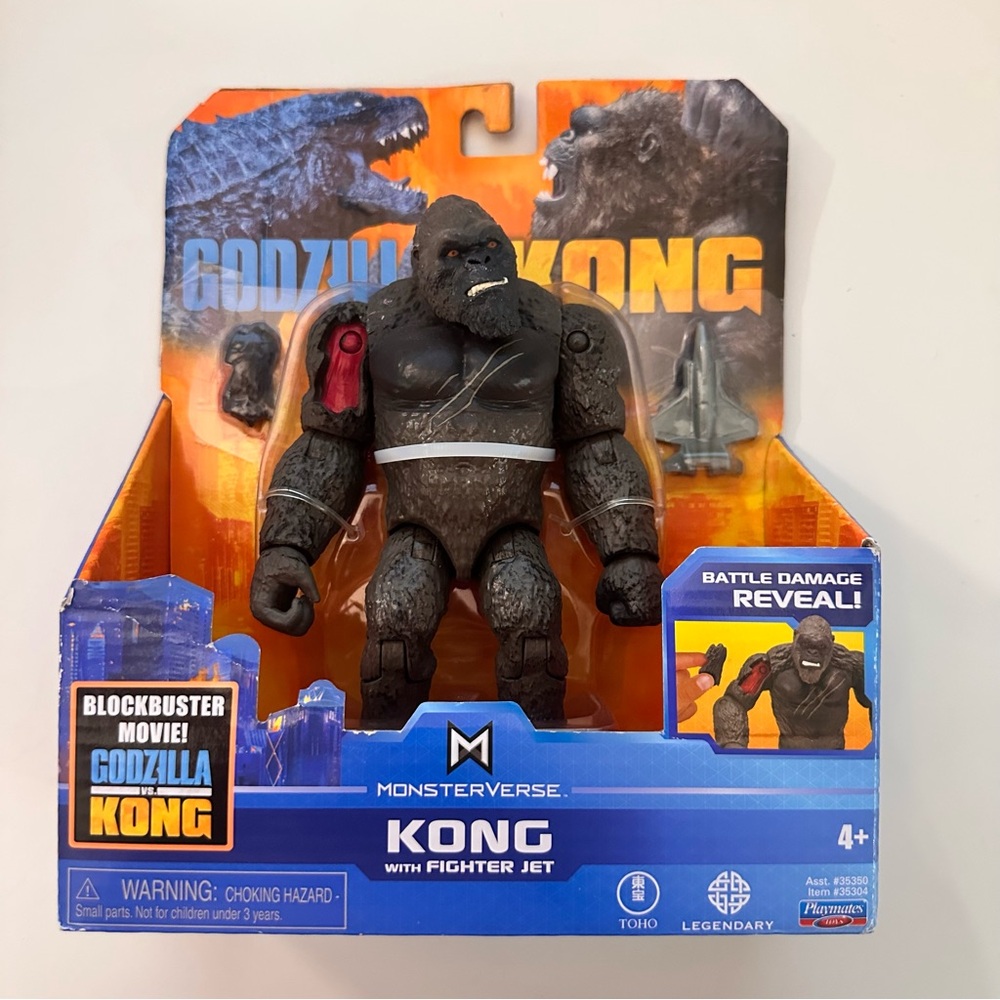 Monsterverse Godzilla vs. Kong 6" with Fighter Jet Action Figure
